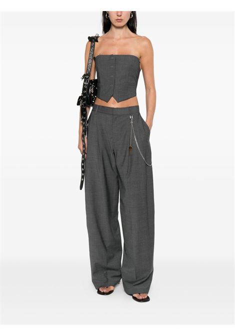 Grey Wool-Blend Mid-Rise trousers Alexander Wang - women ALEXANDER WANG | 1WC3254871085